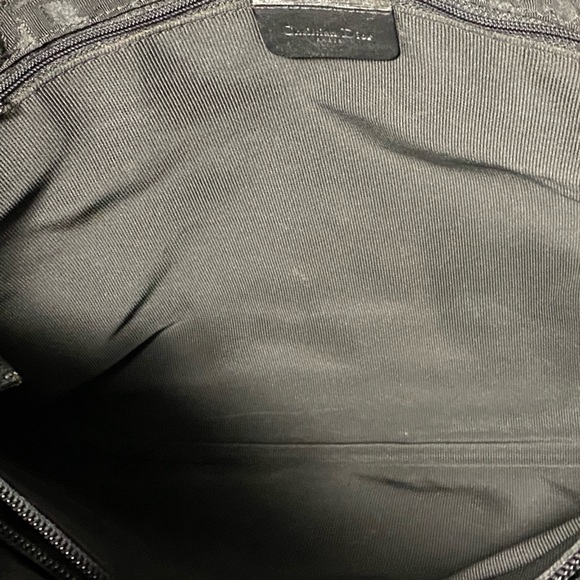 ๐ Christian Dior Quilted Logo Canvas Black Tote Bag - Picture 17 of 17